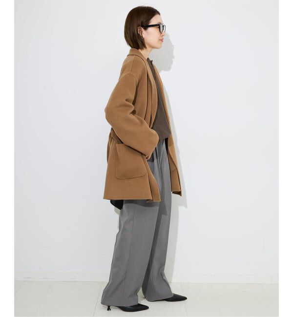 SLOBE IENA「パウダーツイルイージーテーパードパンツ」|その他|