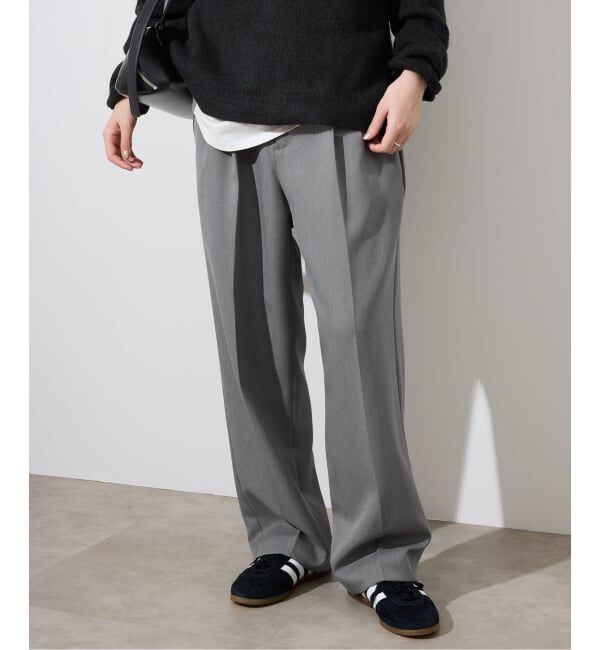 SLOBE IENA「パウダーツイルイージーテーパードパンツ」|その他|