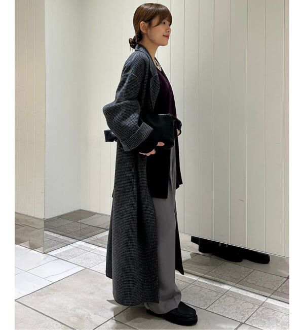 SLOBE IENA「パウダーツイルイージーテーパードパンツ」|その他|