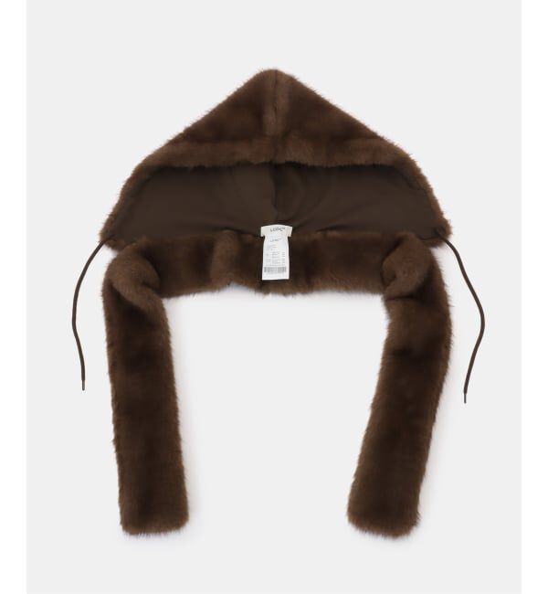 PULP「【Geek Office / ギークオフィス】LCDC TM / FUR HOODED MUFFLER」|マフラー|