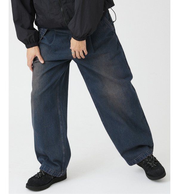 JOURNAL STANDARD relume「PROCESSING ベルテッド&rdquo;ROOMY&rdquo; デニムスラックス」|デニム|