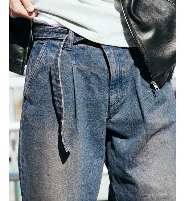 JOURNAL STANDARD relume「PROCESSING ベルテッド&rdquo;ROOMY&rdquo; デニムスラックス」|デニム|