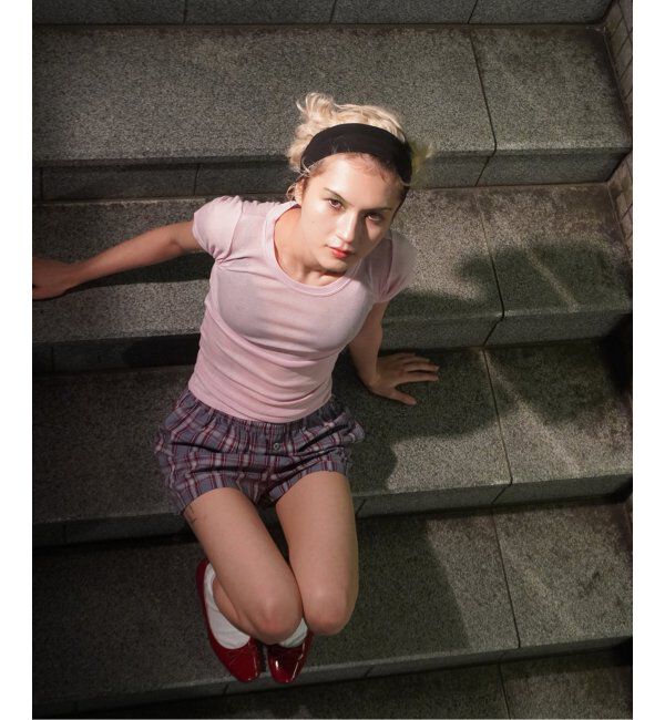 Oriens JOURNAL STANDARD「別注【MILLER/ミラー】Light prib hs TEE：Tシャツ」|Tシャツ・カットソー|ピンク