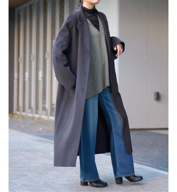 JOURNAL STANDARD「MUSIC DEEP V ルーズプルオーバー」|ニット・セーター|