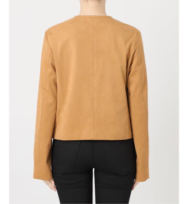 JOURNAL STANDARD「《予約》フェイクスエードノーカラージャケット」|ノーカラージャケット|