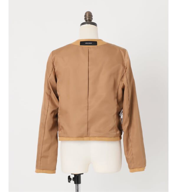 JOURNAL STANDARD「《予約》フェイクスエードノーカラージャケット」|ノーカラージャケット|