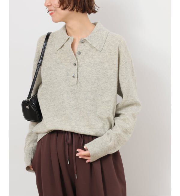 JOURNAL STANDARD relume「ウォッシャブルウールポロシャツ」|ニット・セーター|グレーB