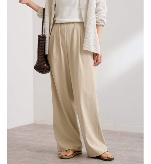 FRAMeWORK「≪追加≫ 手洗い可 / ポリエステルツイルリラックスパンツ 3」|その他|