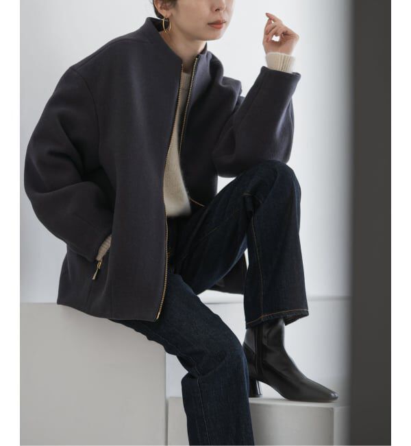 MTRレイズドネックジップコート（NOBLE）｜ルミネのファッション通販