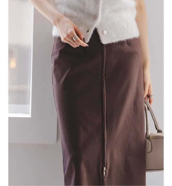 追加》RyNyコンフォートストレッチジップタイトスカート（NOBLE