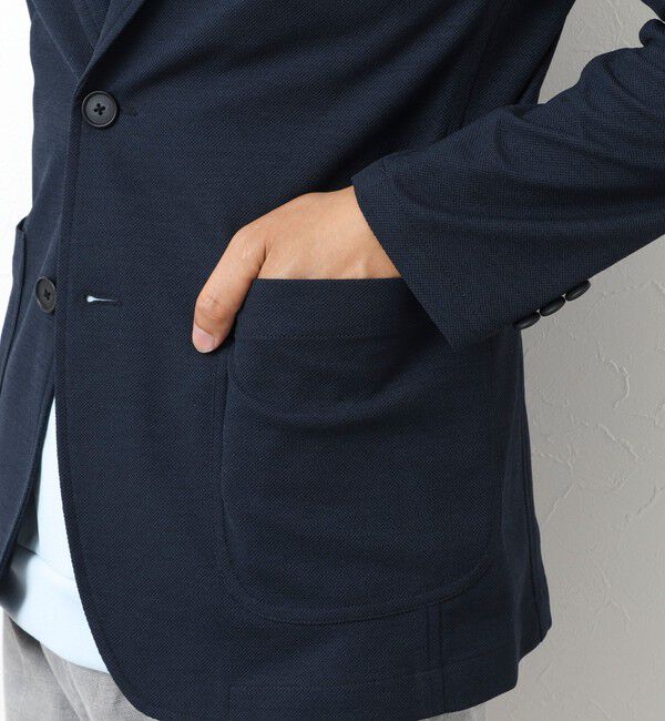 NOLLEY'S goodman「《セットアップ対応》Primeflex 吸水速乾 メランジ カノコ ストレッチイージーJK 25SS」|テーラードジャケット|