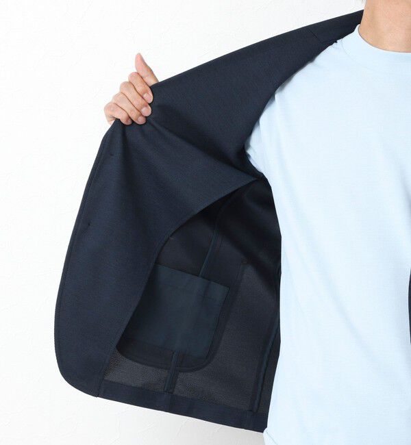 NOLLEY'S goodman「《セットアップ対応》Primeflex 吸水速乾 メランジ カノコ ストレッチイージーJK 25SS」|テーラードジャケット|