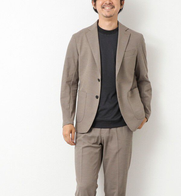 NOLLEY'S goodman「《セットアップ対応》Primeflex 吸水速乾 メランジ カノコ ストレッチイージーJK 25SS」|テーラードジャケット|
