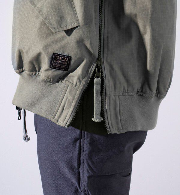 GLOSTER「【TAION/タイオン】ミリタリーRipstop  リバーシブル MA-1」|ブルゾン・スタジャン|