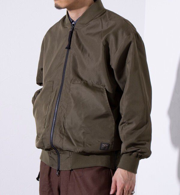 GLOSTER「【TAION/タイオン】ミリタリーRipstop  リバーシブル MA-1」|ブルゾン・スタジャン|
