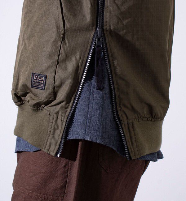 GLOSTER「【TAION/タイオン】ミリタリーRipstop  リバーシブル MA-1」|ブルゾン・スタジャン|