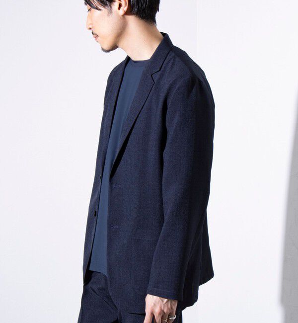 GLOSTER「【セットアップ対応】【GLOSTER/グロスター】リネンライクキャンバス テーラードジャケット」|テーラードジャケット|