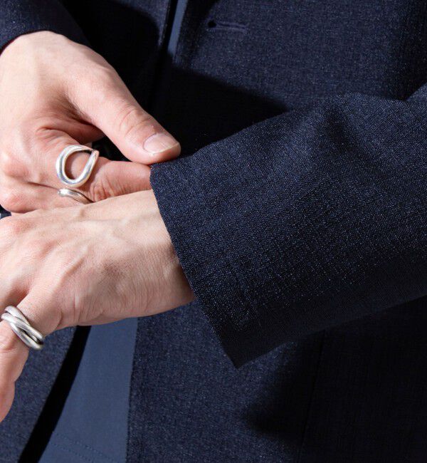 GLOSTER「【セットアップ対応】【GLOSTER/グロスター】リネンライクキャンバス テーラードジャケット」|テーラードジャケット|