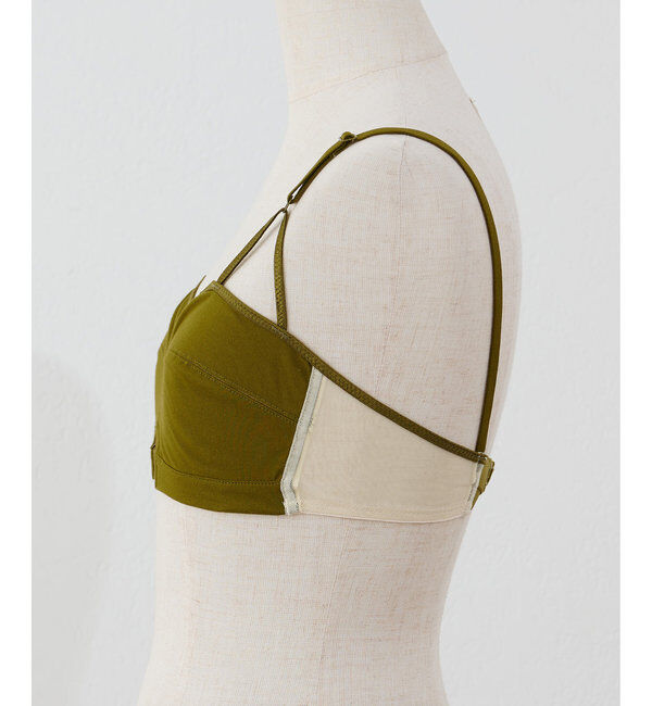  「【OVERNEATH】Bra065 スムース&times;ネット」|インナー|