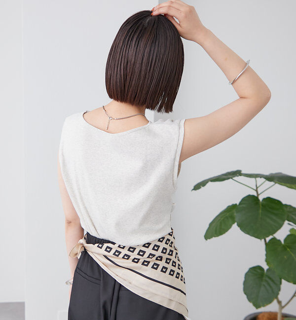  「オフショルフレンチTシャツ」|Tシャツ・カットソー|