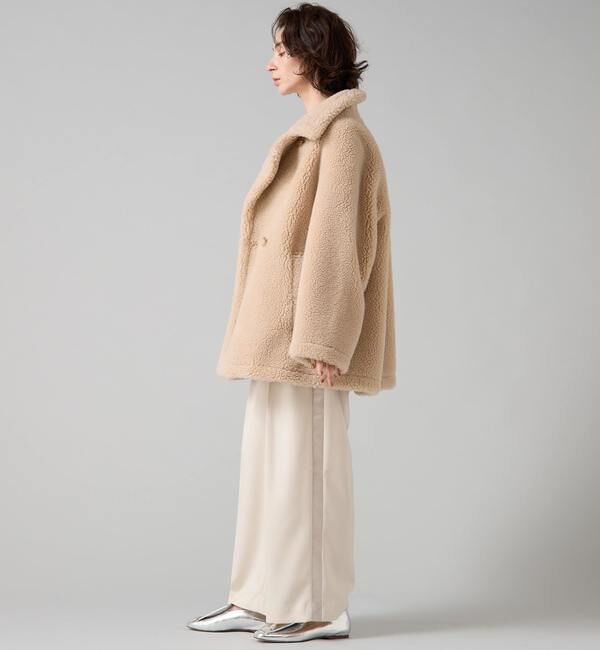 Liesse「ビックカラーボアコート」|その他|