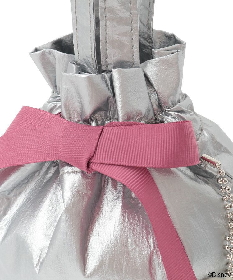 earth music&ecology「Disney/ミッキーチャーム付きリボン巾着」|ポーチ|