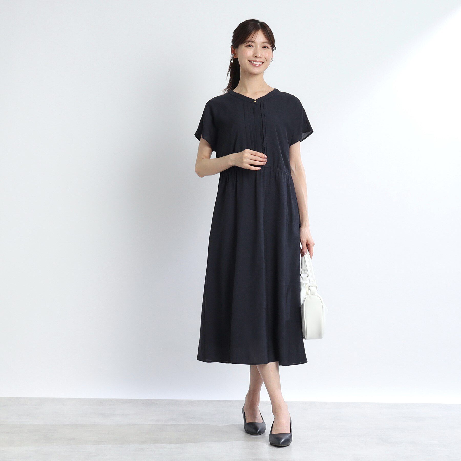 Reflect「【SALE／WEB限定カラーあり／マシンウォッシュ可】リラクシードライタッチワンピース」|ワンピース|