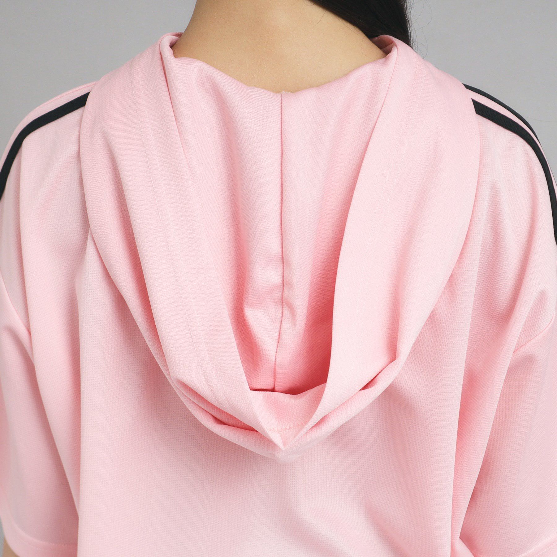 PINK-latte「5分袖トラックジャケット」|パーカー|