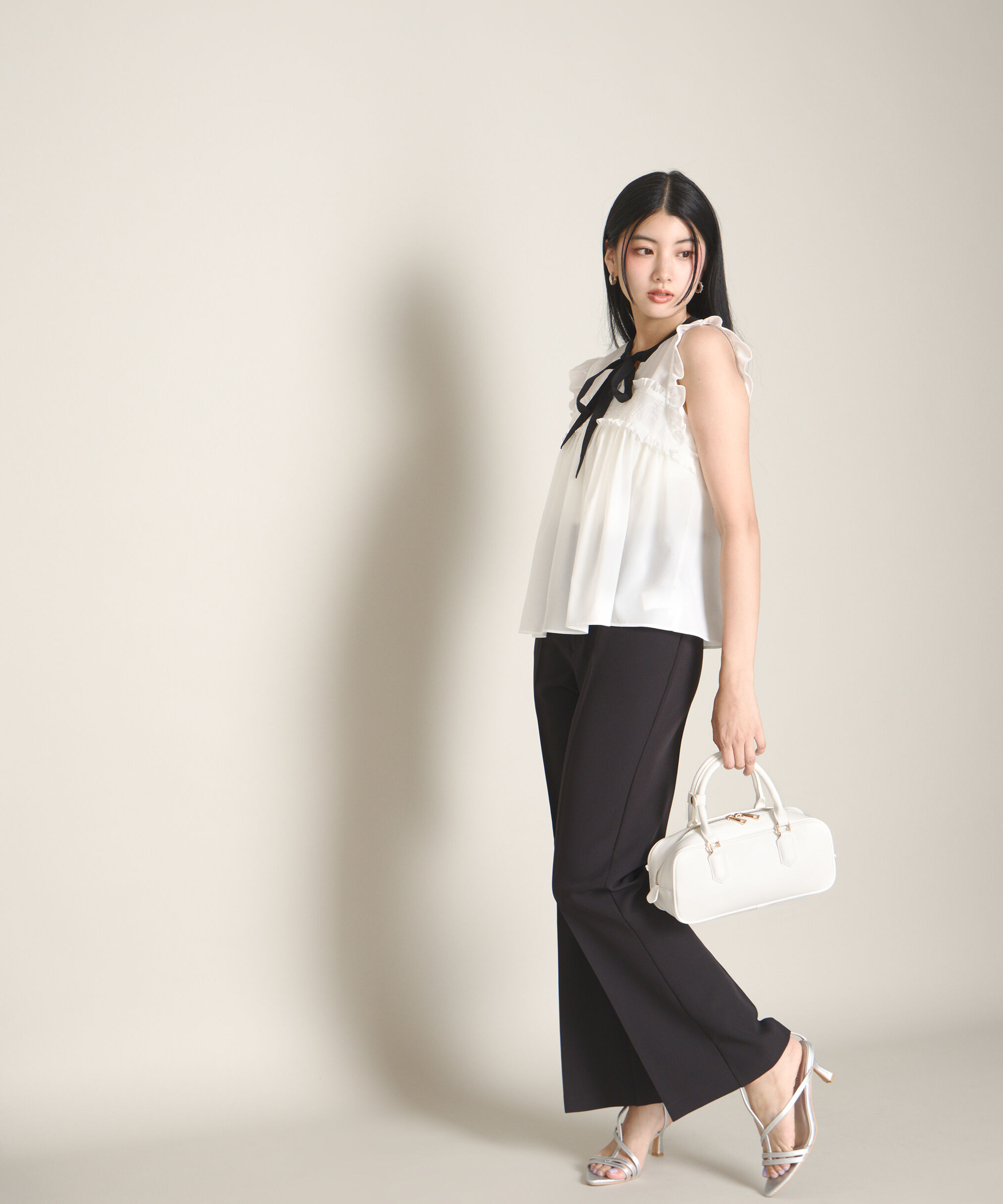 PROPORTION BODY DRESSING「美脚フレアーパンツ」|その他|ブラック