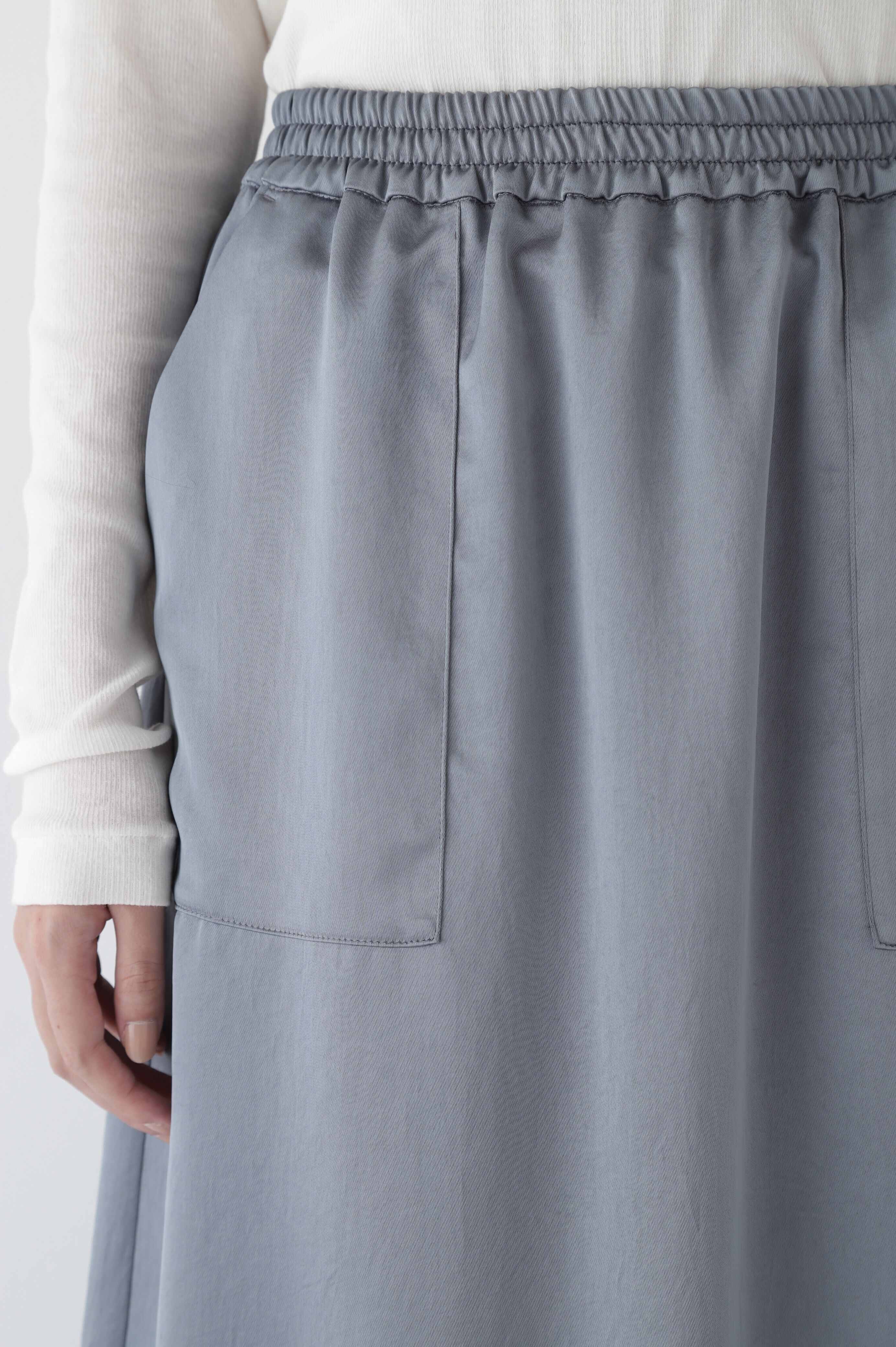  「◆ワッシャーサテンワークディティールスカート」|スカート|