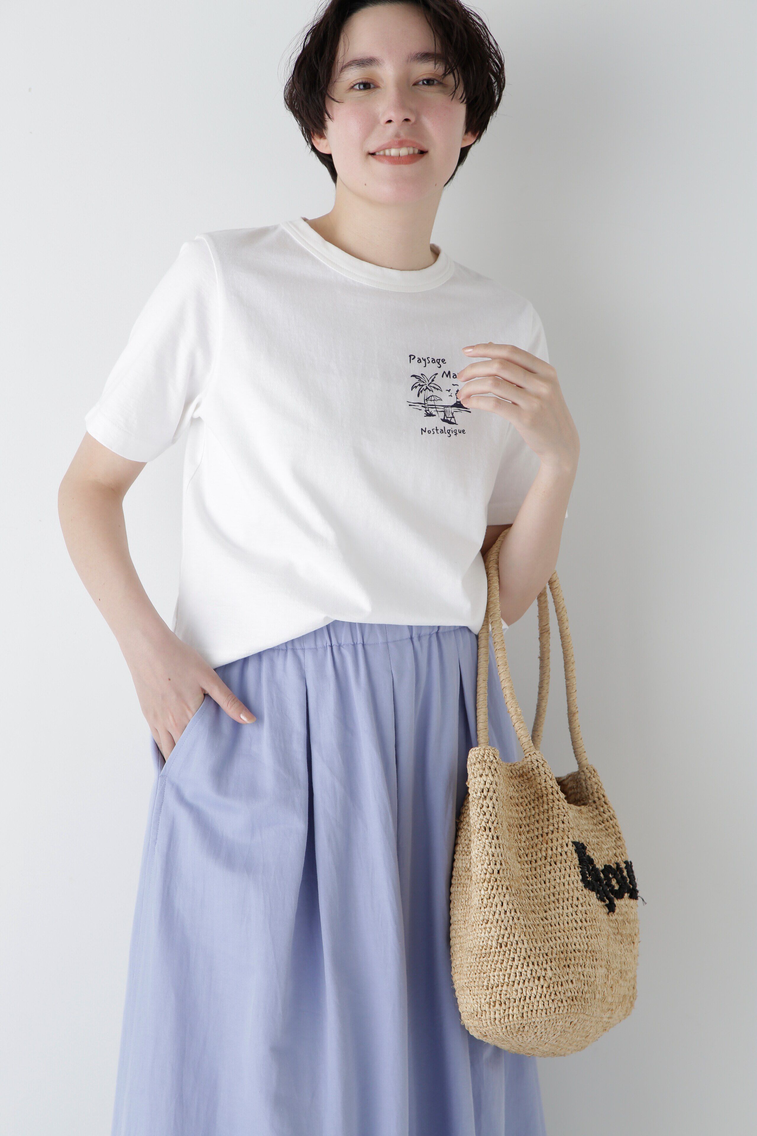  「◆リサイクルコットン度詰天竺Ｔシャツ」|Tシャツ・カットソー|