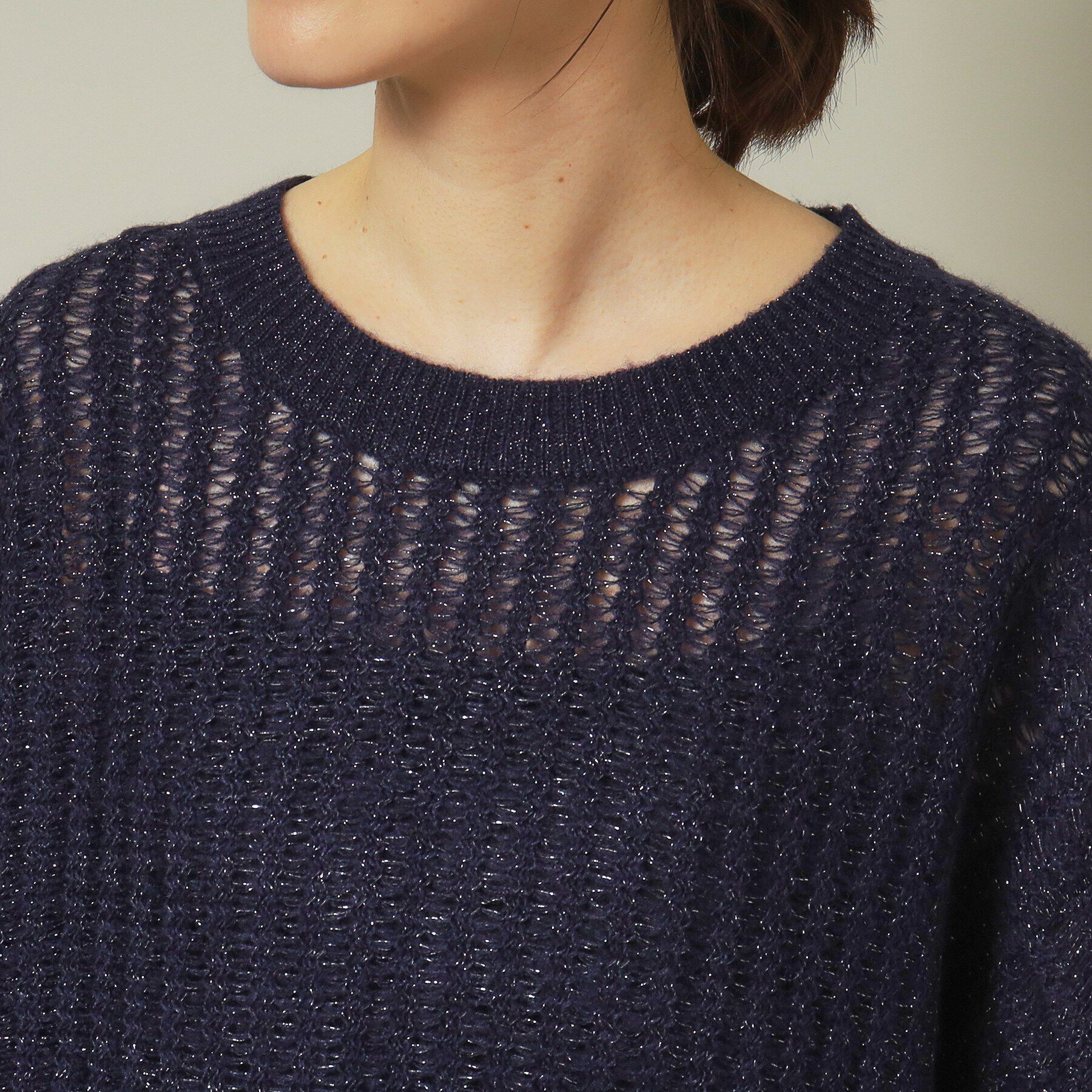 ITS&rsquo;DEMO「【手洗い可／レイヤードに】ラメシアーニット」|ニット・セーター|