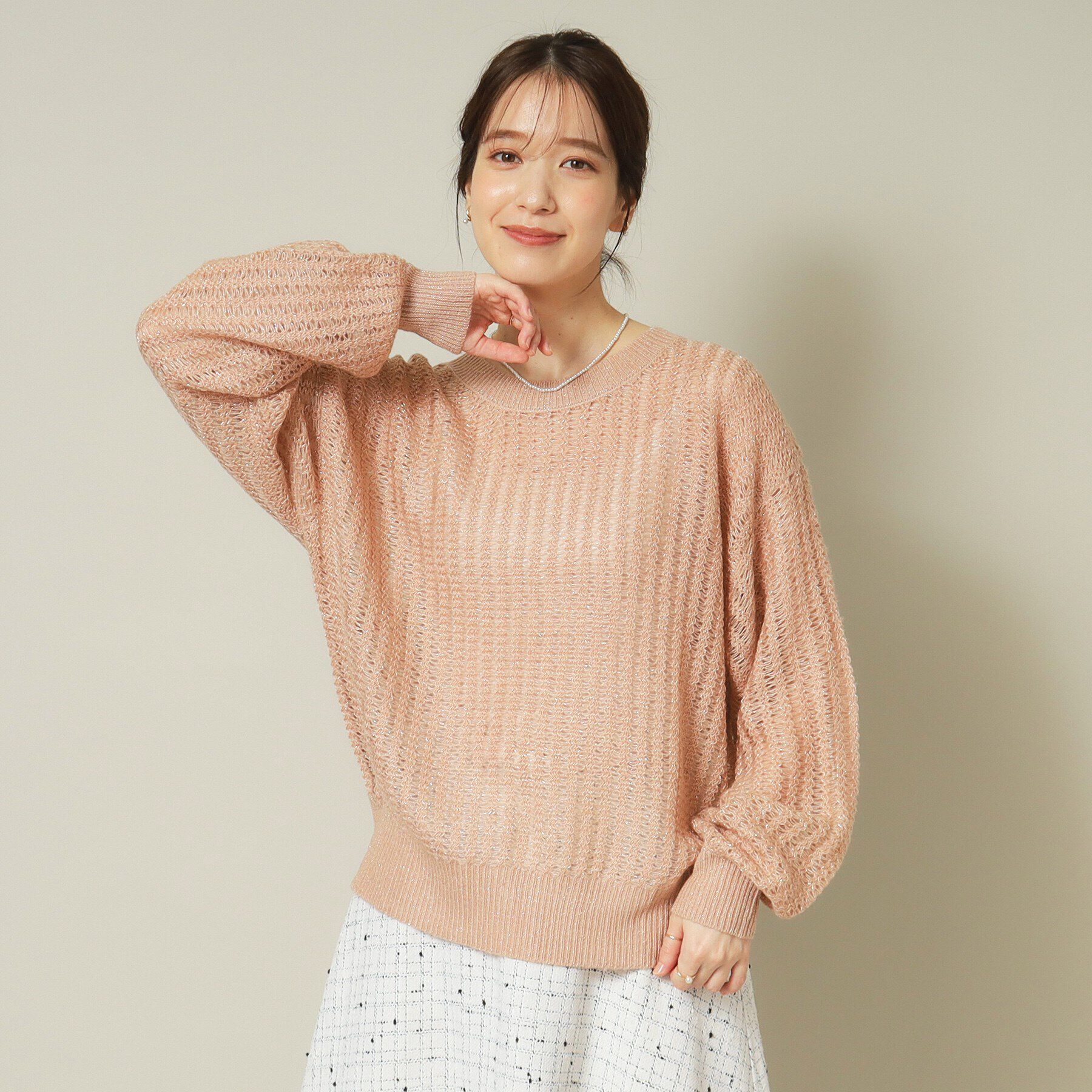 ITS&rsquo;DEMO「【手洗い可／レイヤードに】ラメシアーニット」|ニット・セーター|