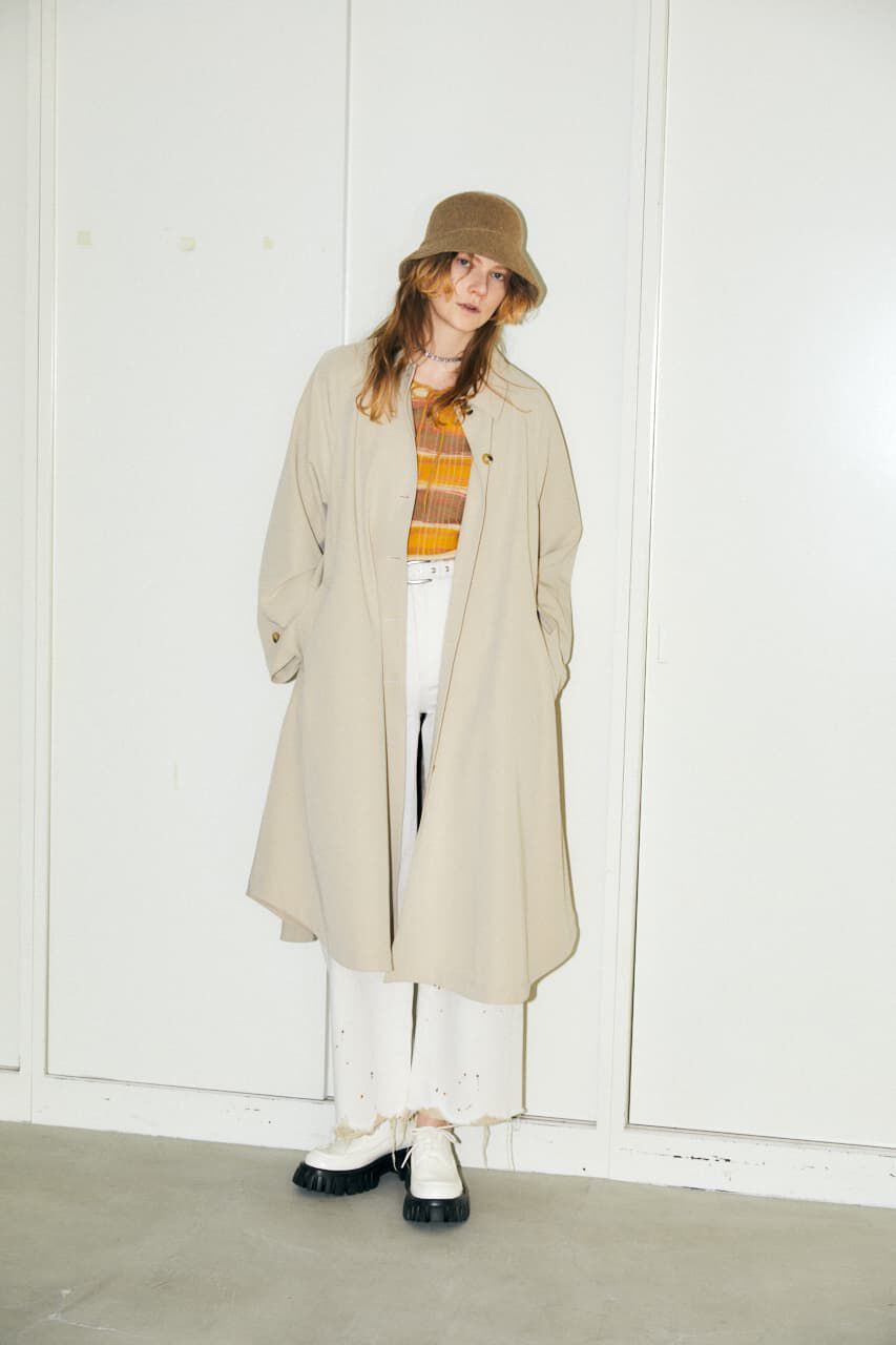 MOUSSY「ROUND HEM FLARE TRENCH コート」|その他|
