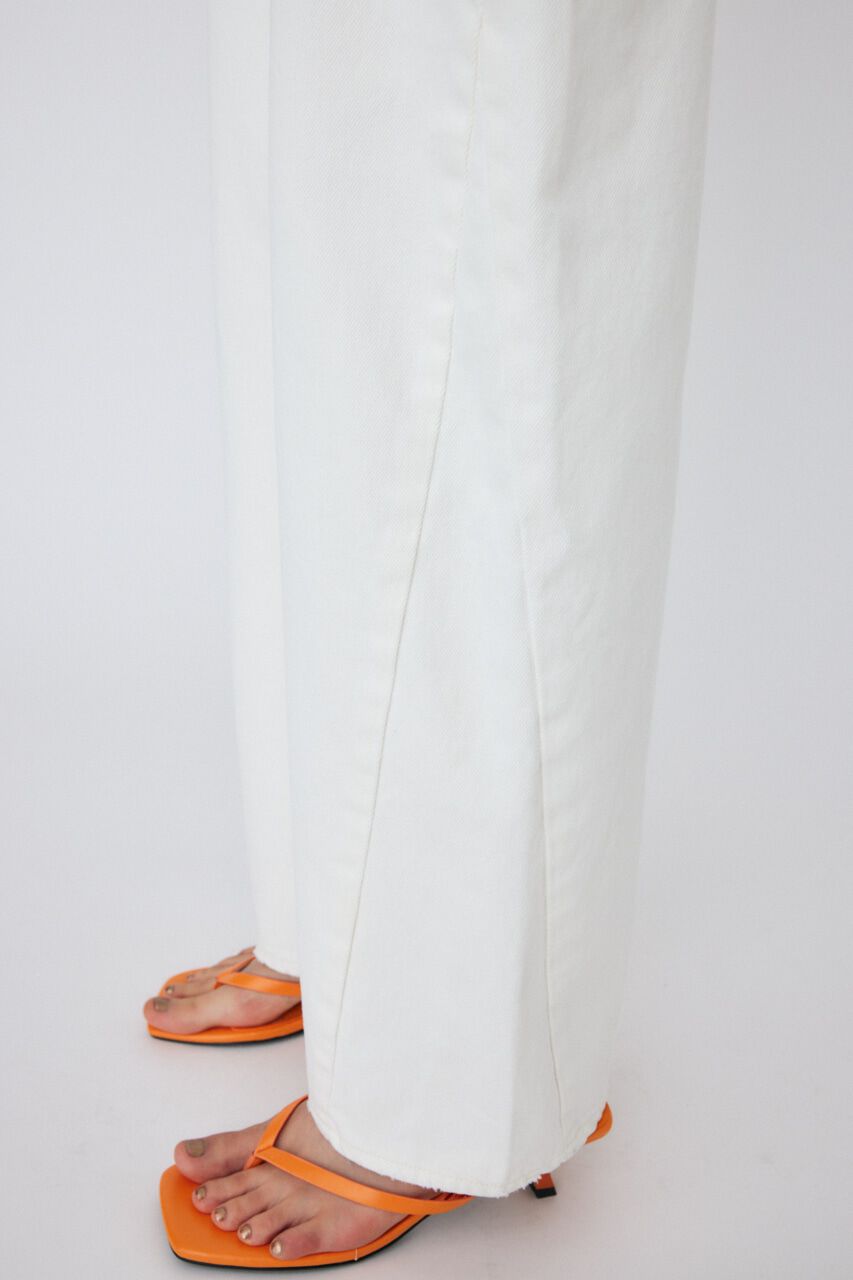 MOUSSY「CUT OUT WIDE STRAIGHT」|デニム|