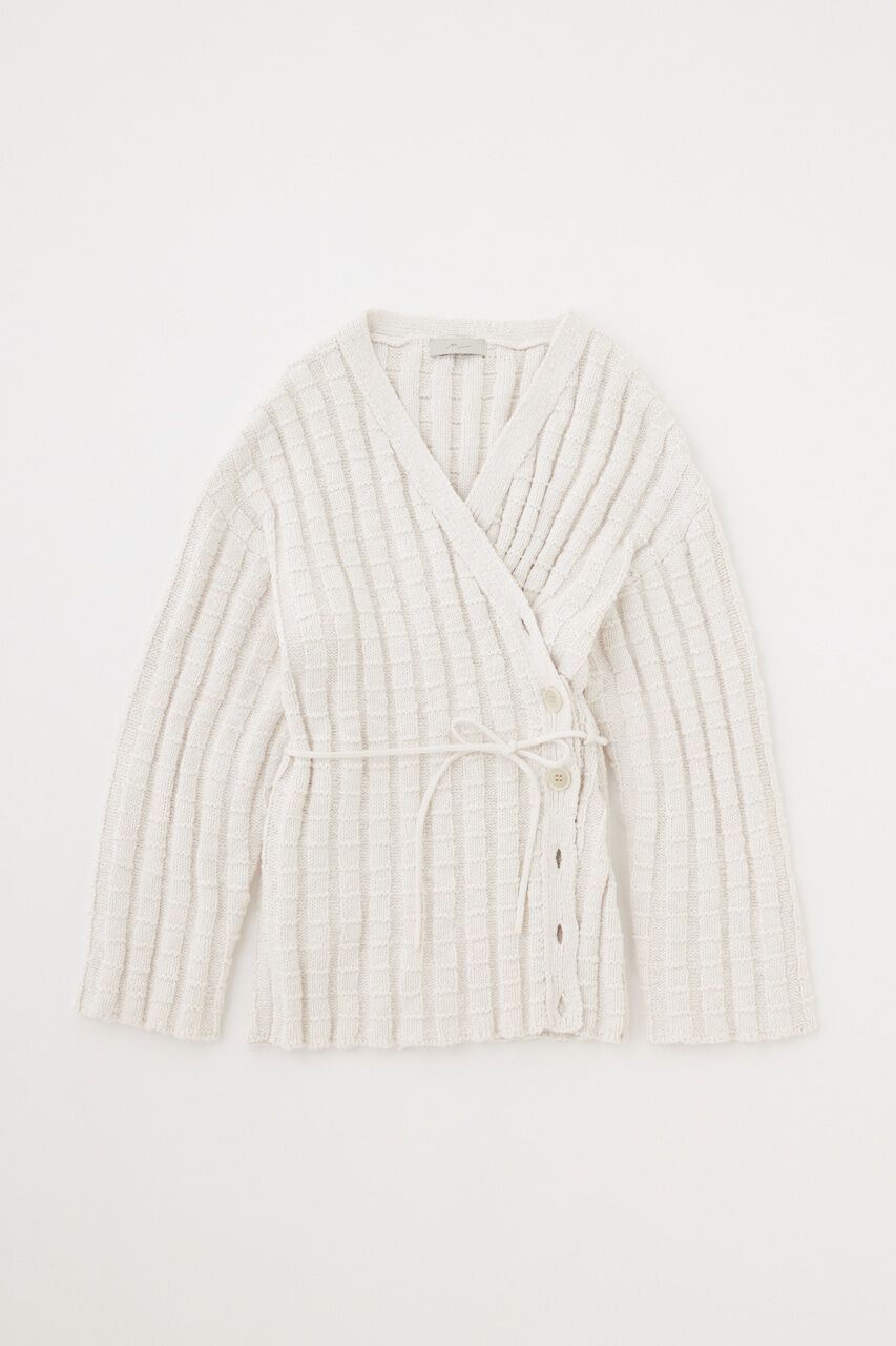 MOUSSY「クロスオーバー カーディガン」|カーディガン|