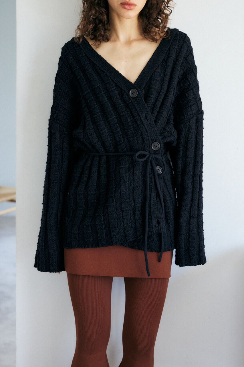 MOUSSY「クロスオーバー カーディガン」|カーディガン|