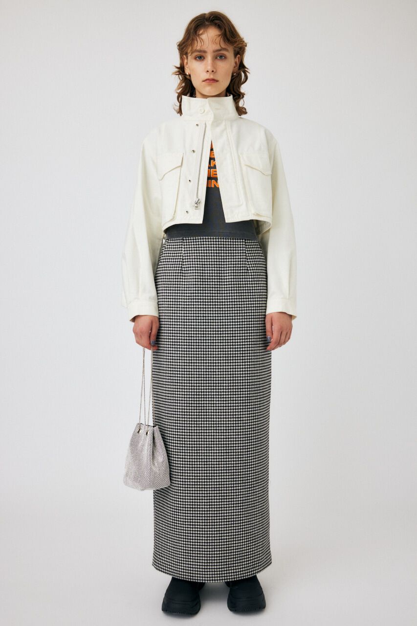 MOUSSY「HOUNDSTOOTH PENCIL スカート」|スカート|