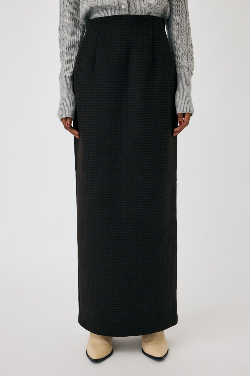 MOUSSY「HOUNDSTOOTH PENCIL スカート」|スカート|