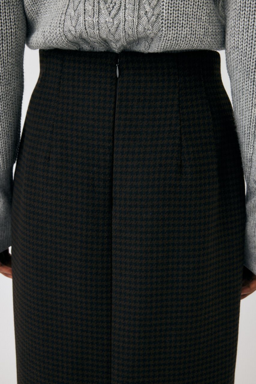 MOUSSY「HOUNDSTOOTH PENCIL スカート」|スカート|
