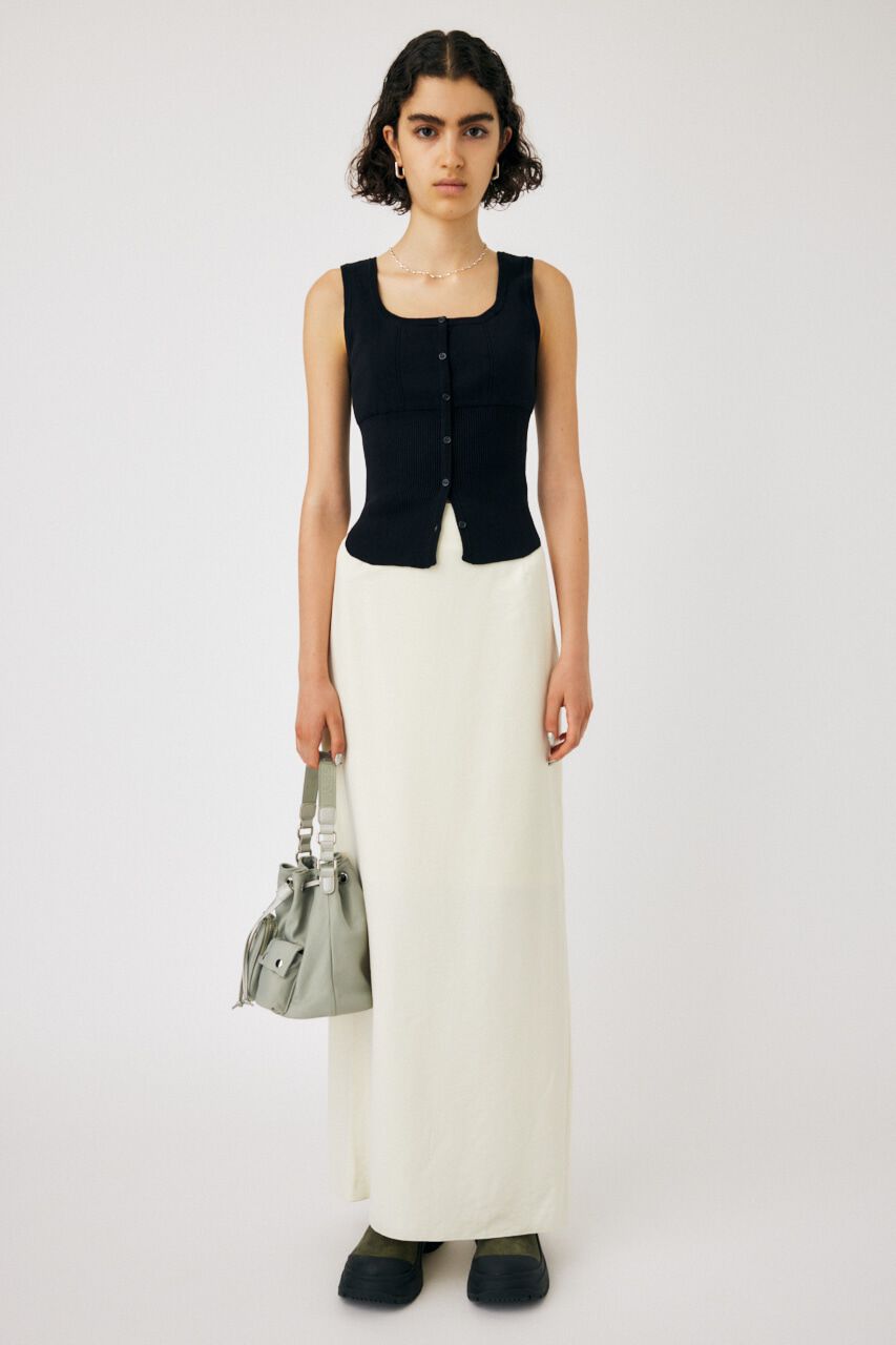 MOUSSY「SATIN MAXI TIGHT スカート」|スカート|