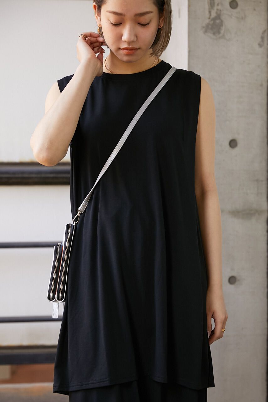 RODEO CROWNS「TRI-FUNCTION ノースリーブチュニックトップス」|Tシャツ・カットソー|BLK