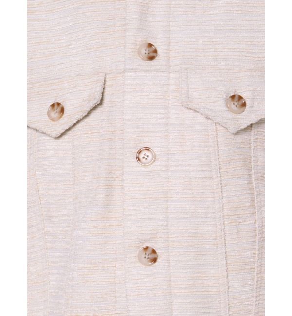 EMODA「オーバーサイズツイードブルゾン」|ブルゾン・スタジャン|