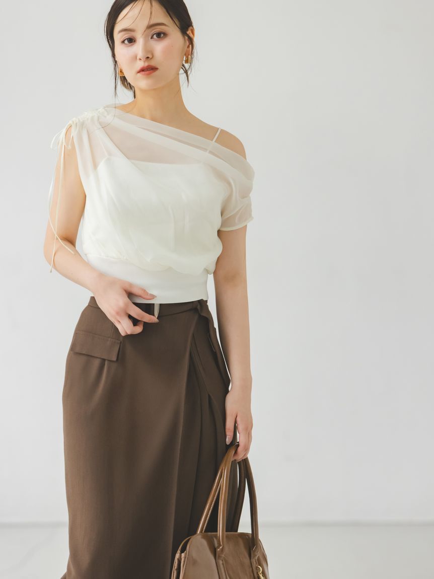 SNIDEL「シアーコンビニット」|ニット・セーター|