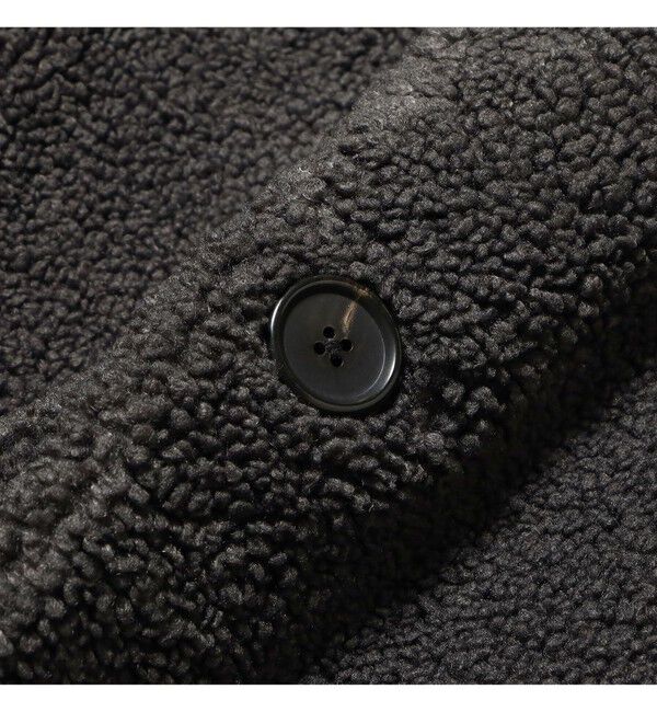 Ray BEAMS 「【WEB限定】GYMPHLEX / ボア ノーカラー コート」|ダッフルコート|