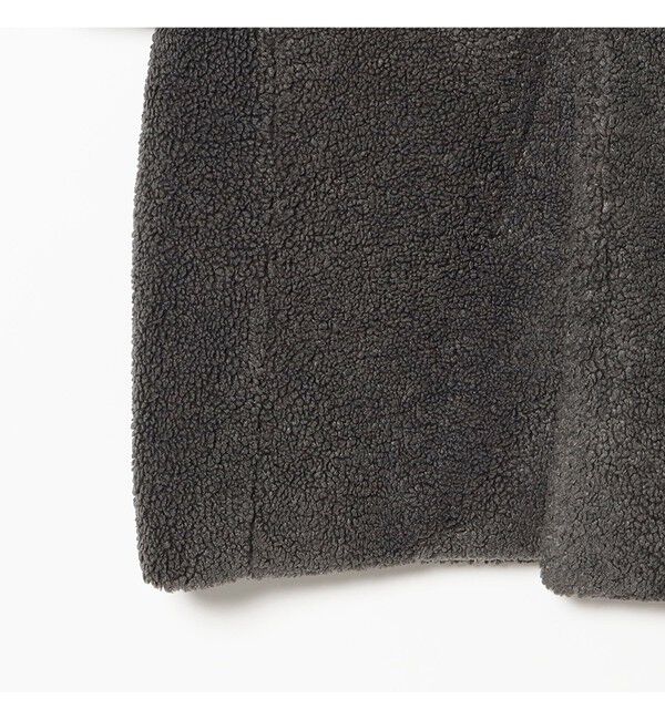 Ray BEAMS 「【WEB限定】GYMPHLEX / ボア ノーカラー コート」|ダッフルコート|