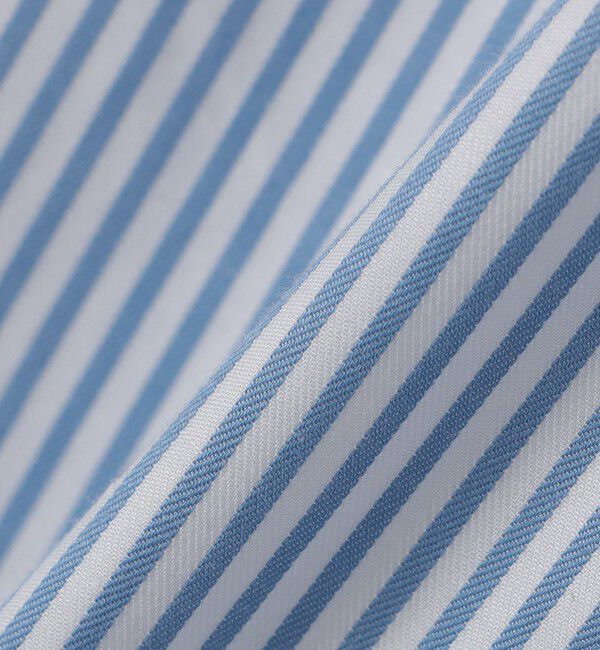 SHIPS「SHIPS:〈FUNCTION〉イージーアイロン  ロンドンストライプ ワイドカラー シャツ」|シャツ・ブラウス|