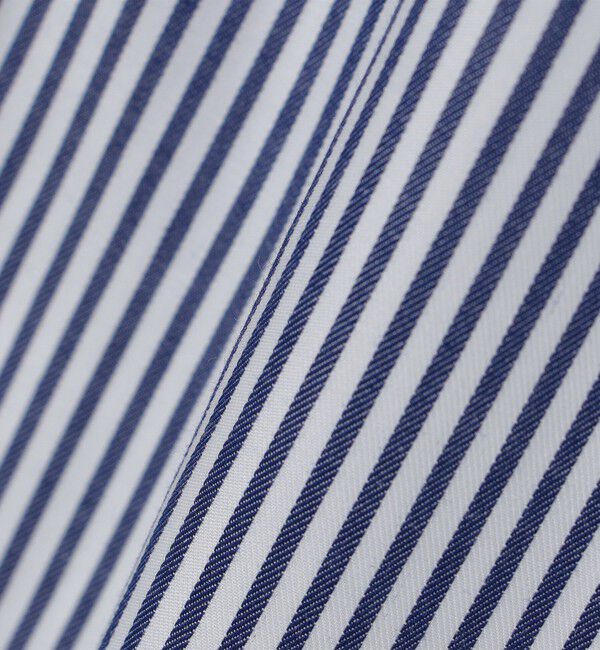 SHIPS「SHIPS:〈FUNCTION〉イージーアイロン  ロンドンストライプ ワイドカラー シャツ」|シャツ・ブラウス|