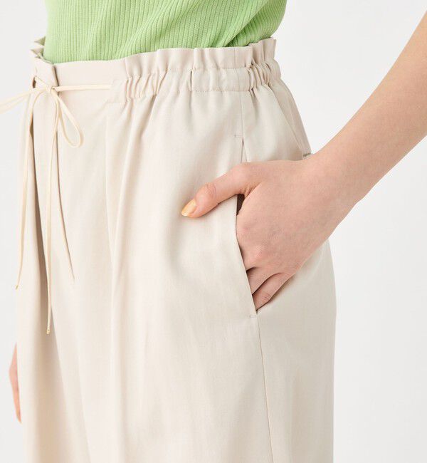 Ballsey「セルロースツイル セミバナナシルエットパンツ」|その他|