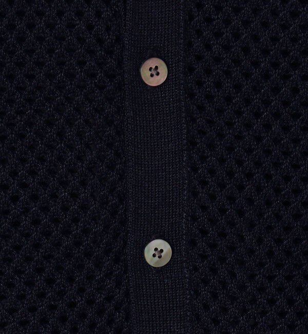 MACPHEE「リネンメッシュ クルーネックカーディガン」|カーディガン|